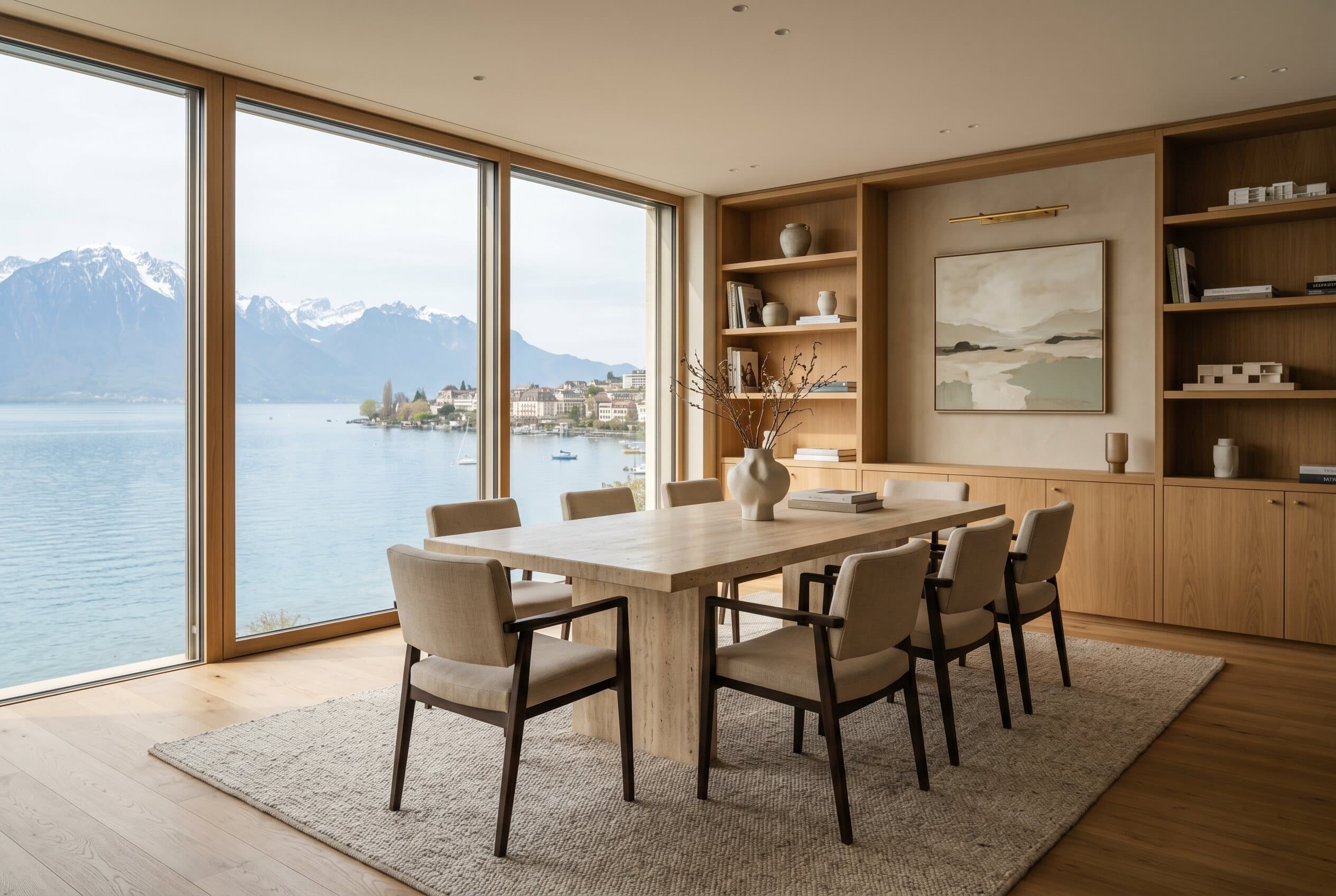 Büro der Seagon AG in Zug mit Seeblick